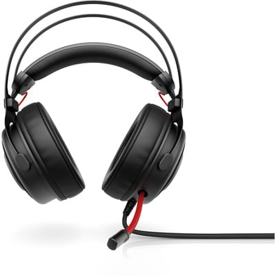 HP OMEN Wired Gaming Headset 800 | Black & Red | 1KF76AA#ABL