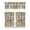White-87, variant on Cottagecore Fungi Kitchen Curtains Set, Rod Pocket Tier and Valance, Aesthetic Fungi Gothic Kitchen Curtains for Dining Rooms