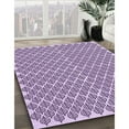 thumbnail image 3 of Ahgly Company Machine Washable Indoor Square Transitional Blossom Pink Area Rugs, 4' Square, 3 of 7