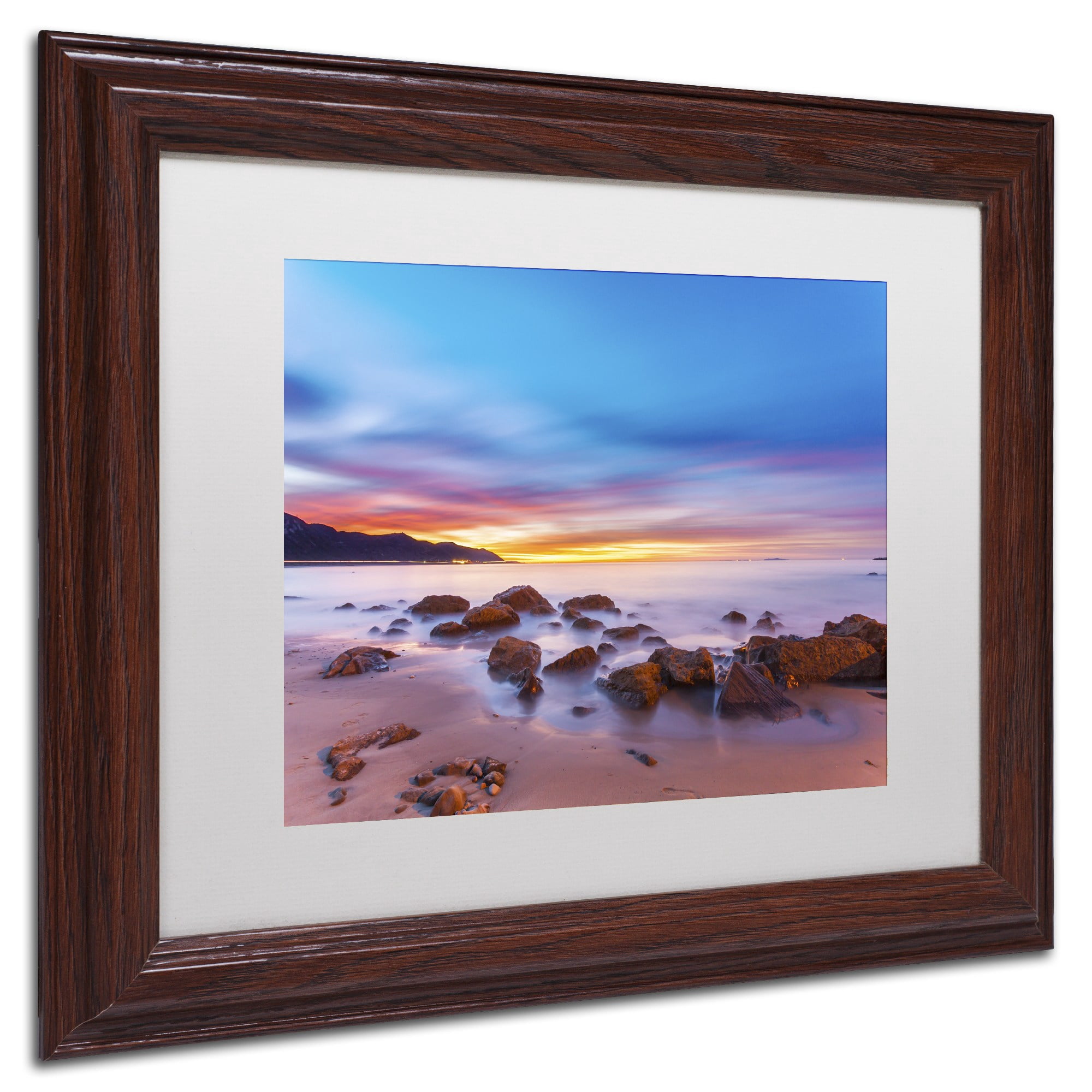 Chris Moyer 'Mussel Shoals Morning' Matted Framed Art