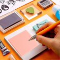 thumbnail image 3 of 9pcs Multicolor Rubber Stamp Carving Block DIY Hand Stamps Crafts Supplies 5 x 5 x 0.8cm, 3 of 3