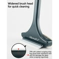 thumbnail image 6 of 2-in-1 Window Screen Cleaner and Glass Scraper Brush with Detachable Long Handle for Wet or Dry Use - 1 Pack, 6 of 8