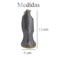 thumbnail image 2 of Santa Muerte Vestida Plateada Éxito Y Abundancia 15 Cm+ Libro, 2 of 7
