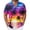 Multicolor#05, variant on LODIENY Hawaiian Shirt for Men Trendy Tropical Palm Tree Sunset Printed Loose Fit Shirt Short Sleeve Casual Button Down Holiday Beach Graphic T-Shirts Tops with Pocket Multicolor#21 M