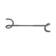 thumbnail image 1 of Gancho para portalámparas Colgador de lámpara de cabeza doble con gancho para poste de tienda en forma de S para caza y pesca al aire libre Hugtrwg Para estrenar, 1 of 9