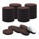thumbnail image 1 of Almohadillas de fieltro para muebles de 30 piezas redondas, protector de suelo para patas de silla, marrón oscuro 22 x 5mm, 1 of 7