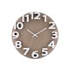 thumbnail image 1 of Reloj de pared Inteprter 3D 12 pulgadas silencioso punteros de Metal Decoración Gris 30*30*4.2 cm HA082694-01, 1 of 6