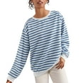 thumbnail image 1 of Gibobby Sudaderas para mujer oferta Sudadera de forro polar de manga larga para mujer(Azul,G), 1 of 4