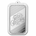 thumbnail image 2 of 1 oz Silver Colorized Bar - Merry Christmas Sleigh, 2 of 4