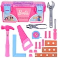 thumbnail image 1 of Caja de herramientas Playset Barbie Deluxe de 18 piezas con cinta métrica, 1 of 6