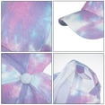 thumbnail image 5 of Toptie Criss Cross Tie Dye Ponytail Baseball Cap for Women, Washed Messy High Bun Ponytail Hat, 5 of 8