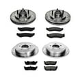 thumbnail image 3 of PowerStop Front and Rear Z23 Evolution Sport Carbon-Fiber Ceramic Brake Pad and Drilled & Slotted Rotor Kit Fits: FORD LINCOLN Select Models K1919, 3 of 10