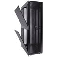 thumbnail image 4 of NavePoint 42U Server Cabinet 1000mm Deep with Locking Perforated Door and Removable Side Panels - 42U Rack Cabinet with Cable Management Compatible Top, Black, 4 of 6