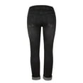 thumbnail image 6 of Giftesty Womens Pants !Fashion Women Solid Casual Slimming Mid Waist Jeans Capris Pants, 6 of 6