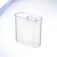thumbnail image 2 of FELTECHELECTR Toothbrush Cup Mount No-Punch Organizer Material Transparent White 12x4.7x5In 1Set, 2 of 8