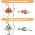 thumbnail image 2 of 28Pcs Alloy Tree of Life Pendants 7 Styles European Dangle Charms Stones Pendants Natural Gemstones Chip Beads for Necklace Bracelet, 2 of 6