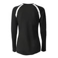 thumbnail image 2 of A4 Teen Ace Long Sleeve Volleyball Jers For Teen Female in Black/White | NG3020, 2 of 3
