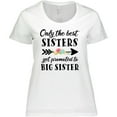 thumbnail image 3 of Inktastic Only the Best Sisters Get Promoted to Big Sister Women's Plus Size T-Shirt, 3 of 5