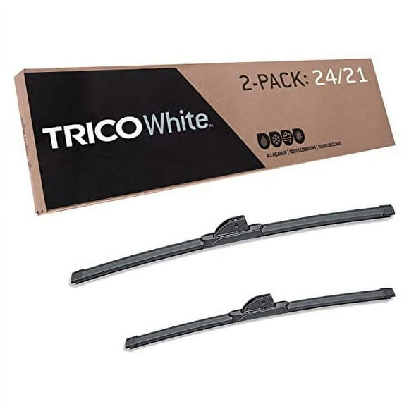 TRICO White Wiper Blade 24 & 21 inch Fits Select Mitsubishi, Honda, Dodge, Chevrolet, Chrysler, Acura, Lexus, Ferrari, Saab, Nissan, Model Years (35-2421)