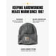 thumbnail image 2 of Gorro Carhartt de punto con puños para hombre, color blanco y negro, 2 of 6