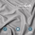 thumbnail image 4 of Bare Home Pillow Sham Set - Premium 1800 Collection - Double Brushed - Standard, Light Gray, 4 of 9