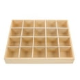 thumbnail image 1 of SHISUYAN Wooden Cosmetics Box Compartment Organizer Case Desktop Figurine Organizer, 1 of 9