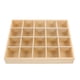 thumbnail image 1 of Caja organizadora de cosméticos de madera con compartimentos, organizador de figuras de escritorio, 1 of 7