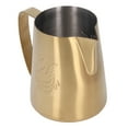 thumbnail image 3 of Frothing Jug,Frothing Cup 420ML 304 Coffee Pitcher Frothing Cup Eco-Friendly Materials, 3 of 12