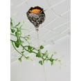 thumbnail image 2 of Long Hat Pin Black Retro Hollow Out Design Stick Pin Vintage Style Galvanized Alloy, 2 of 5
