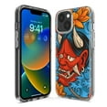 thumbnail image 3 of Mundaze - Case for Apple iPhone 13 Pro Slim Shockproof Hard Shell Soft TPU Heavy Duty Protective Phone Cover - Blue Japanese Oni Tattoo, 3 of 5