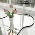 thumbnail image 6 of GODCHAR Asymmetrical Mirror 36"x24" Bathroom Vanity Irregular Wall Black Framed, 6 of 9