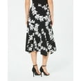 thumbnail image 2 of Alfani Women's Printed MIDI Wrap Skirt Black Size 16, 2 of 6