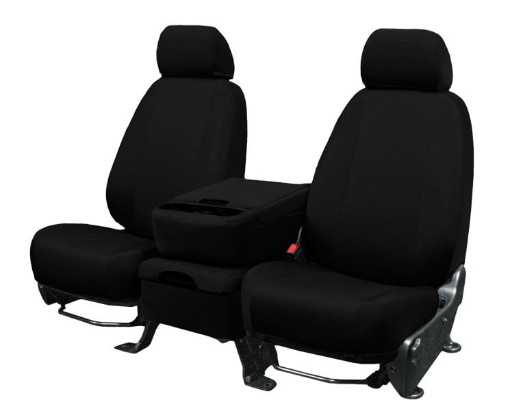 DuraPlus CalTrend Rear 40/60 Split Back and Solid Cushion Custom Fit Seat Cover for Select Subaru Outback Models Black 