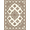 Cream Multi, Pattern 5, variant on ODIKA 8'x10' Washable Area Rug Non-Shedding, Easy Care, Vintage Oushak Border Cream Farmhouse Bohemian Medium Boho Large Refined for King Size Bedroom Under Bed, Master Suite