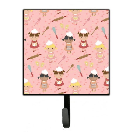 

Carolines Treasures BB7312SH4 Bakers Delight on Pink Leash or Key Holder 7Hx4.25W multicolor