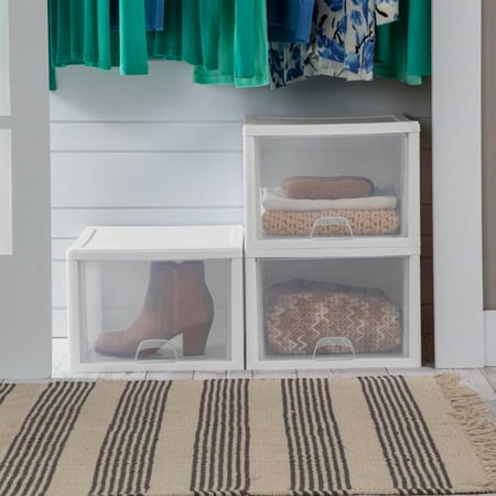 Sterilite - Modular Stacking Storage Drawer Box Containers