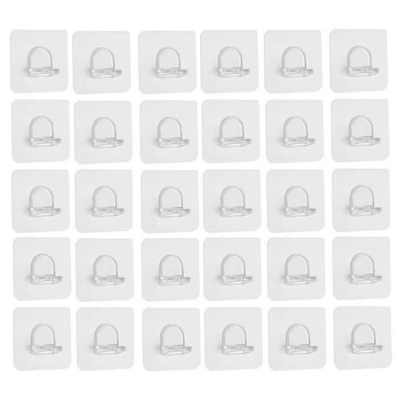 

Lacyie 30PCS Self-adhesive Shelf Bracket for Shelf Support Frame Partition Support in Wardrobe Shelves Supplies Display Cabinet Book Shelf Kitchen Solid Wood Plastic Glass Plate - Transparent