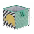 thumbnail image 6 of Bacati - Elephants Nursery Storage Items, Mint/Yellow/Grey, 6 of 27