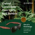 thumbnail image 4 of Gafas de sol Cloudfield con montura de madera y lentes polarizadas de 9 capas, 4 of 9