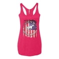 thumbnail image 2 of Wild Bobby US Flag Ford Bronco Women Tri-Blend Racerback Tank Top, 2 of 6