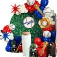 thumbnail image 5 of SKTMH 123 Pcs Baseball Balloon Garland Arch Kit Baseball Party Decorations Red White Blue Balloon Arch Baseball Balloons Explosion Star Balloons Sports Balloons Baseball Birthday Party Decorations, 5 of 5