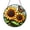 Acrylic 3.5 Inch, variant on Nature Inspired Window Art – Sunflowers and Butterflies Stained Glass Style