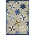 thumbnail image 3 of SAFAVIEH Martha Stewart Lemoyne Star Geometric Wool Area Rug, Azurite Blue, 6' x 6' Round, 3 of 3