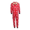 thumbnail image 5 of GRNSHTS Matching Family Christmas Pajamas Sets Funny Cute Cartoon Snowman Printed Hooded Jumpsuit One Piece Sleepwear Set (Dad,S), 5 of 6