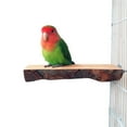 thumbnail image 4 of ruzhgo 2PCS Wooden Bird Perch Stand Parrot Platform Hanging Perch Toy Bird Cage Accessories, 4 of 6