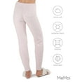 thumbnail image 6 of MeMoi Women's Chenille Drawstring Ultra-Plush Jogger Pants - Womens - Female, Small, Pink, 6 of 12