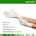 thumbnail image 2 of McKesson Latex Exam Glove, Powder-Free Disposable Medical Gloves - Size XL, 100 Count, 1 Box, 2 of 8