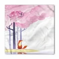 thumbnail image 1 of Fox Bandana, Spring Pink Sakura Idyllic, Unisex Head and Neck Tie, by Ambesonne, 1 of 2