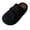 Black, variant on Women House Slippers Non-Slip Round Toe Thick Soled Slip-on Slides Women's Casual Versatile Lace Indoor Home Fall Winter Thick Bottom Indoor Outdoor Warm Sandals
