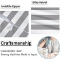 thumbnail image 5 of White and Grey Throw Pillow Covers Home Decor 18x18 Inch, Grey Decorative Pillowcase Cushion Cover Soft for Bed Sofa Couch, 2 Sets, 5 of 6